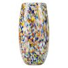Vaso in Vetro di Murano "Lory" H29 - Multicolor Lavorazione Arlecchino